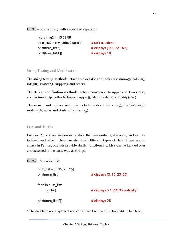 Python Programming: Basics to Advanced Concepts Advanced Programming Workshop - Page 76